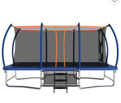 Jump Into Fun Trampoline 10FT*16FT for Adults Kids